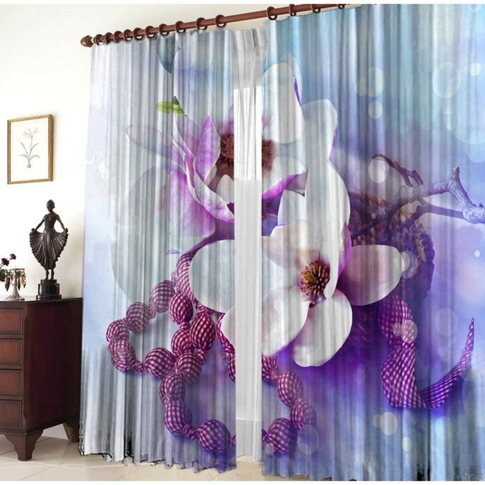 Комплект штор "Глэм", размер 150х270 см-2 шт., габардин