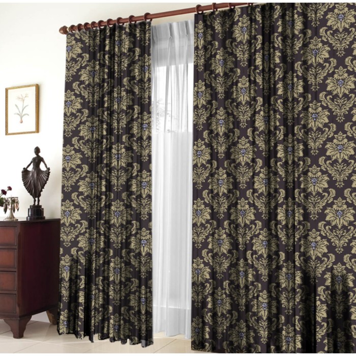 Комплект штор "Эмир", размер 150х270 см-2 шт., габардин