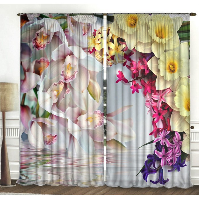 Комплект штор "Солерно", размер 150х270 см-2 шт., габардин