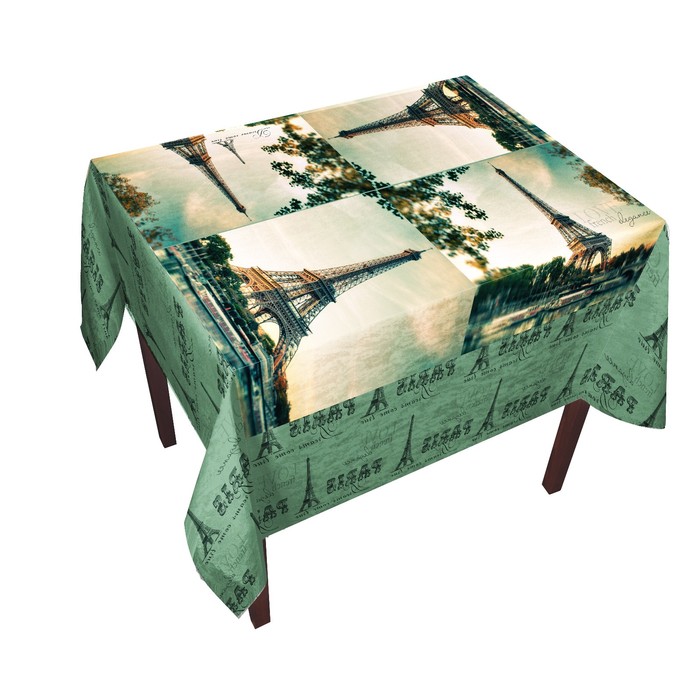 Скатерть "Париж", размер 120х150 +/-3 см, габардин