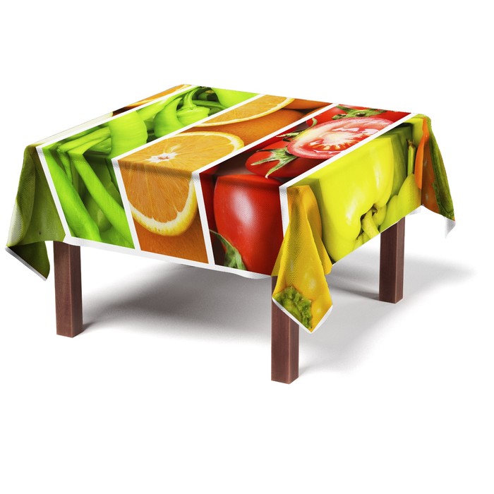 Скатерть "Микс", размер 120х150 +/-3 см, габардин