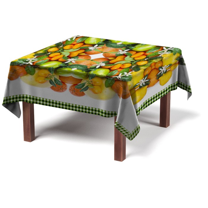 Скатерть "Оранж", размер 120х150 +/-3 см, габардин