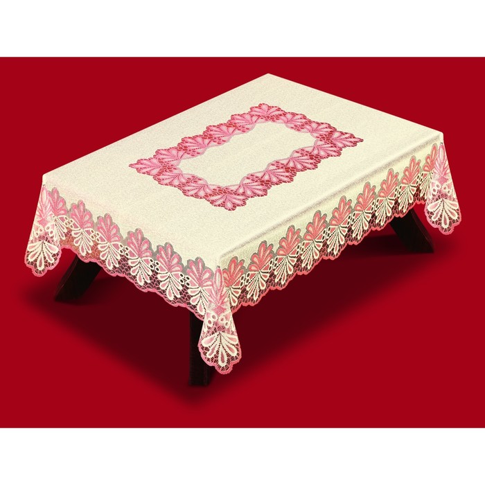 Скатерть, размер 100х150 см, цвет оливково-коричневый