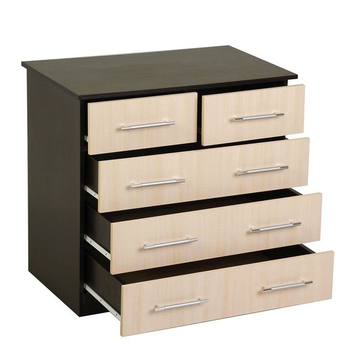 Комод 1000 Милан, 820х1000х510, Венге/Дуб молочный