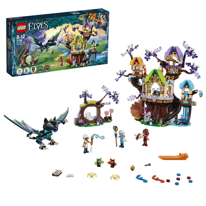 Конструктор "Elves. Нападение летучих мышей на Дерево эльфийских звёзд", 883 детали