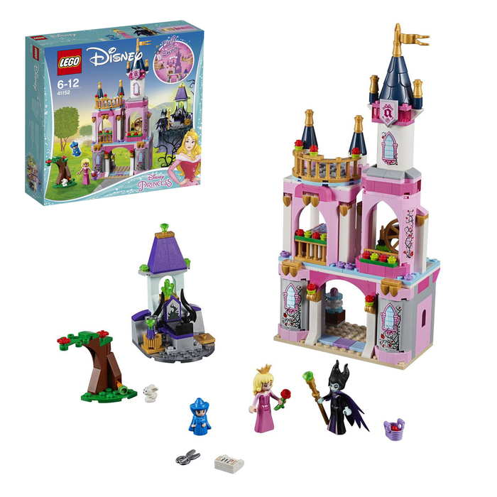 Конструктор "Сказочный замок Спящей Красавицы", 322 детали