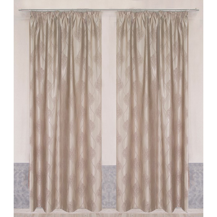 Комплект штор, размер 160х265 см-2 шт.