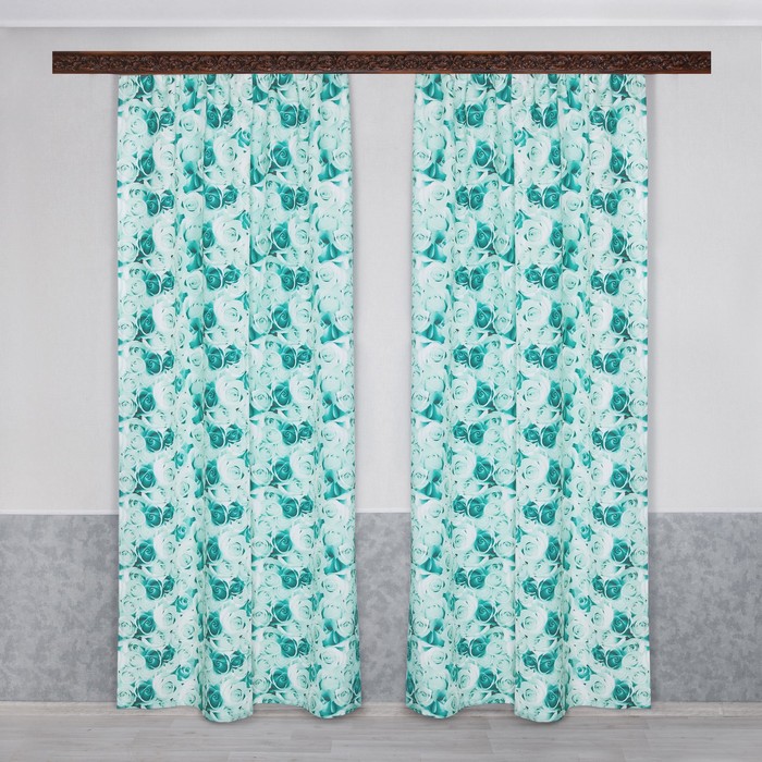 Комплект штор, размер 140х250 см-2 шт.