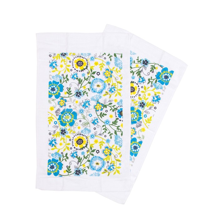 Полотенце кухонное, размер 38х63 см-2 шт.