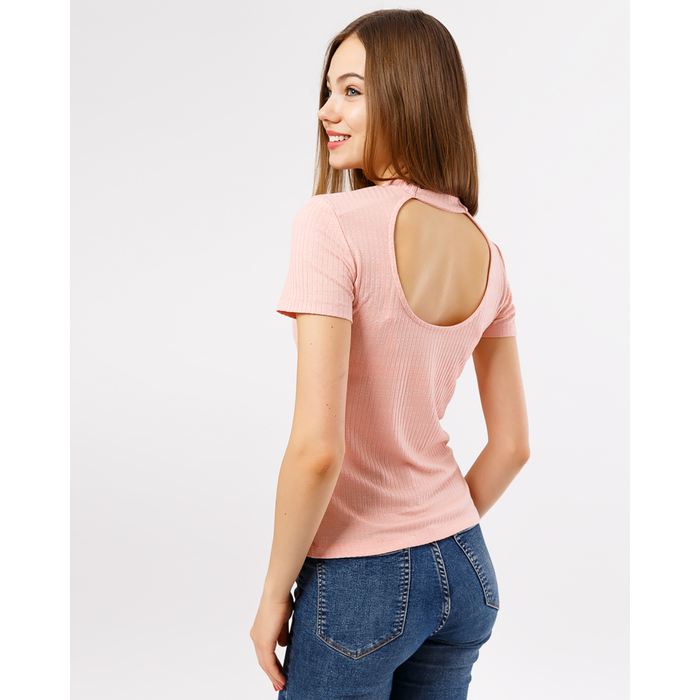 Джемпер женский 2834-1 (112452) цвет нежный розовый, р-р 46 (M)