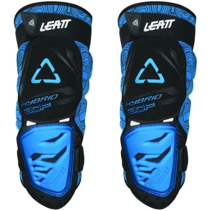 Наколенники Leatt 3DF Knee Guard Hubrid, черно-синий, размер L/XL