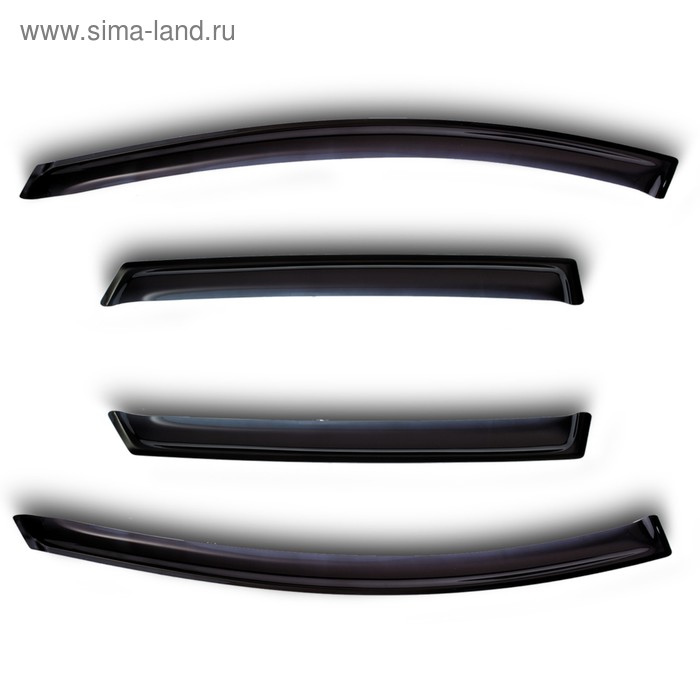 Ветровики 4 двери Volkswagen Polo хэтчбек 5D 2009-2016 NLDSVOPOLH0932 2395₽