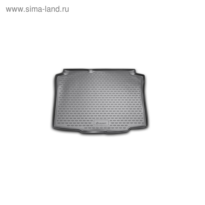 Коврик в багажник SEAT Ibiza 3D, 5D, 05/2008-2016, хб. (полиуретан) коврик в багажник opel astra 5d 2004 2016 хб полиуретан
