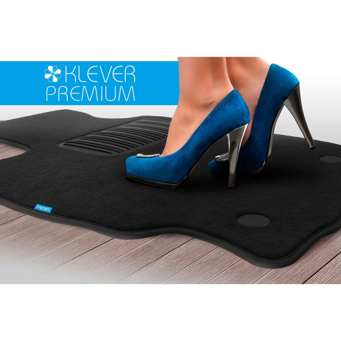 Коврики в салон Klever Premium SKODA Yeti 2009-2016, кросс., 5 шт. (текстиль, бежевые)