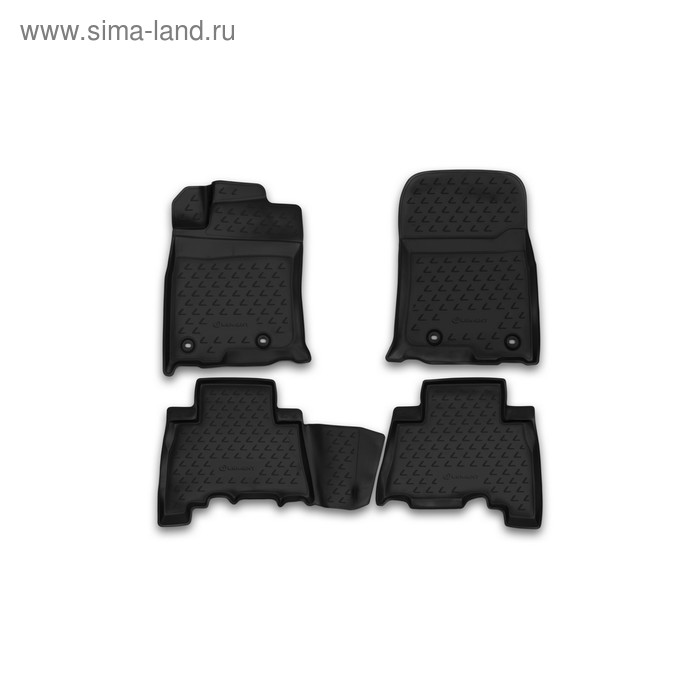 Коврики 3D в салон LEXUS GX 460 2013-2016, 5 мест, 4 шт. (полиуретан) коврики в салон lexus ls 460 l 2012 2016 4 шт полиуретан