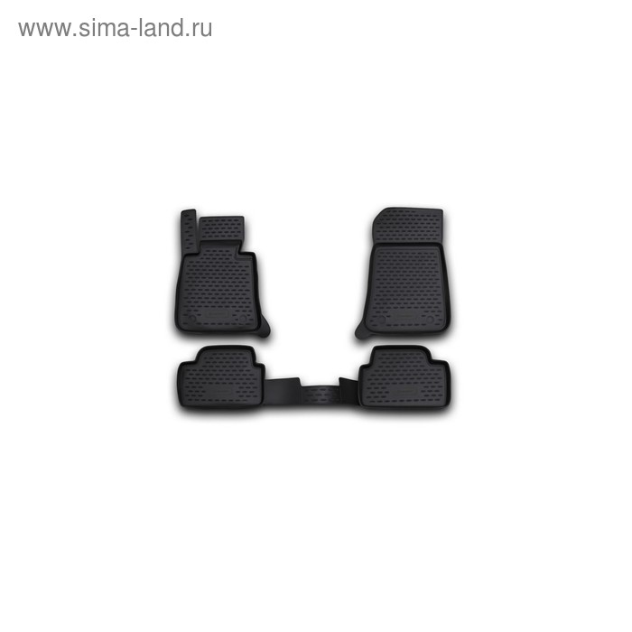 Коврики в салон BMW 1-5D 2004-2011, 4 шт. (полиуретан) коврики в салон audi a 6 2004 2 2005 3 2006 2011 4 шт полиуретан серые