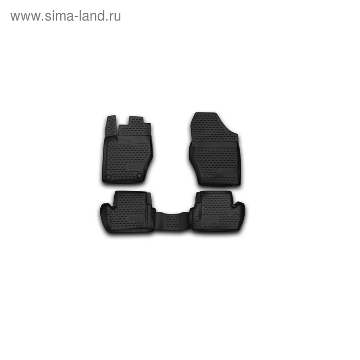 Коврики в салон CITROEN DS4 2011-2016, 4 шт. (полиуретан)