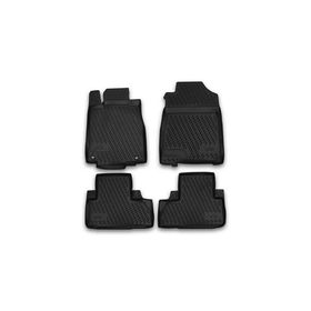 

Коврики в салон HONDA CR-V, 2012-2015, 2015-2016, 4 шт. (полиуретан, бежевые)