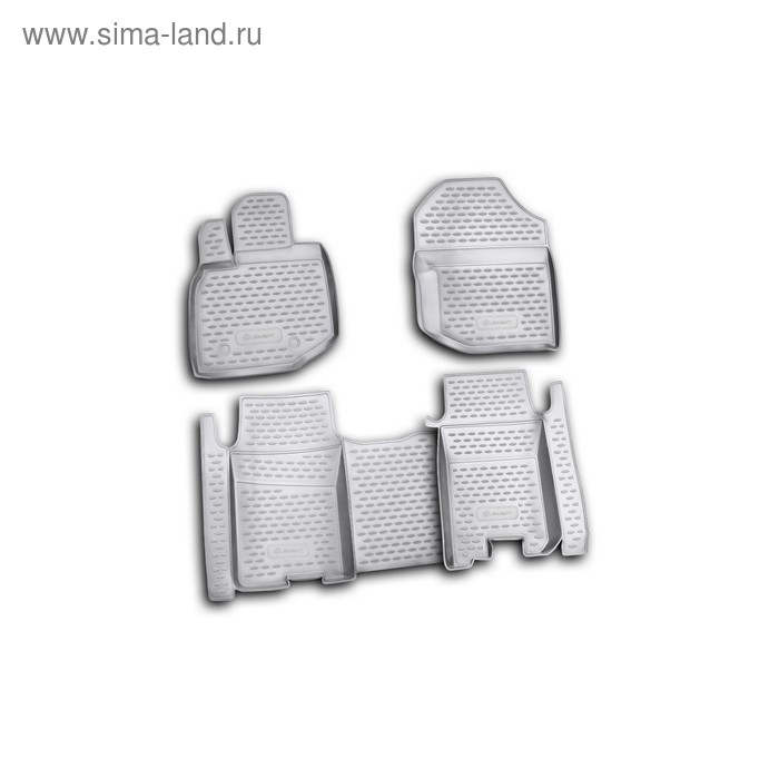 фото Коврики в салон honda jazz 2009-2016, передний, левый, 1 шт (полиуретан) element