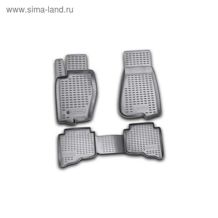 Коврики в салон JEEP Grand Cherokee 01/2006-2011, 4 шт. (полиуретан) коврики в салон jeep grand cherokee 2010 н в внед набор 4 шт текстиль