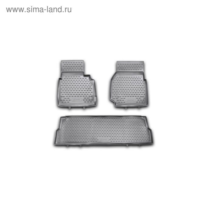 фото Коврики в салон land rover defender 110 5d, 2007-2016 3 шт. (полиуретан) element