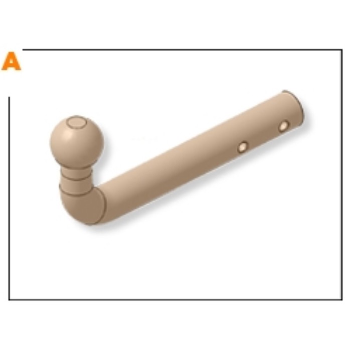 Фаркоп на MINI Countryman, R60, 2010-/MINI Paceman, 2013-2016, тип шара: A