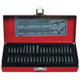 

Набор вставок (бит) 1/4", TORX, HEX, PZ, PH, SLOT, 42 предмета