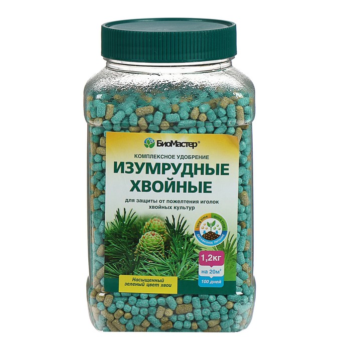 Удобрение комплексное миниральное "БиоМастер" Изумрудные хвойные, 1 кг