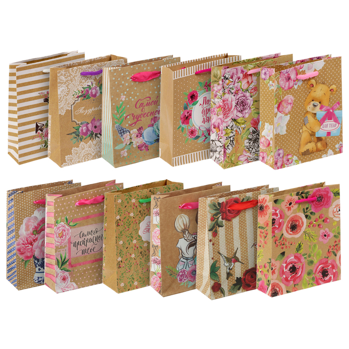 Набор пакетов микс «Летнего настроения», S 11 × 14 × 5,5 см