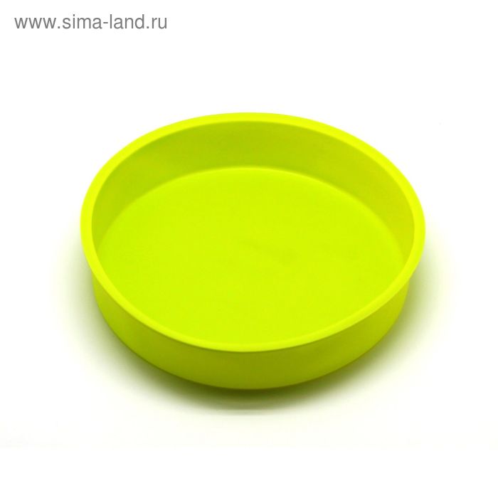 Форма для выпечки круглая Atlantis «Торт», цвет зелёный