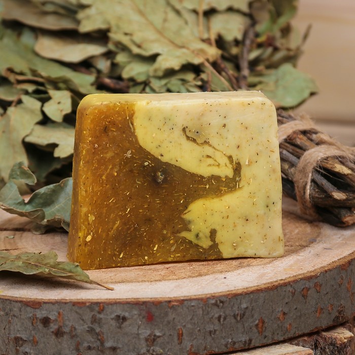 Набор "Травяной сбор": 2 мыла для бани ручной работы