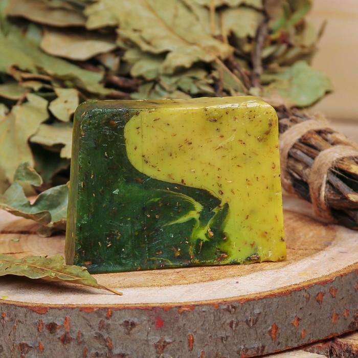 Набор "Лесные сокровища ": 2 мыла для бани ручной работы