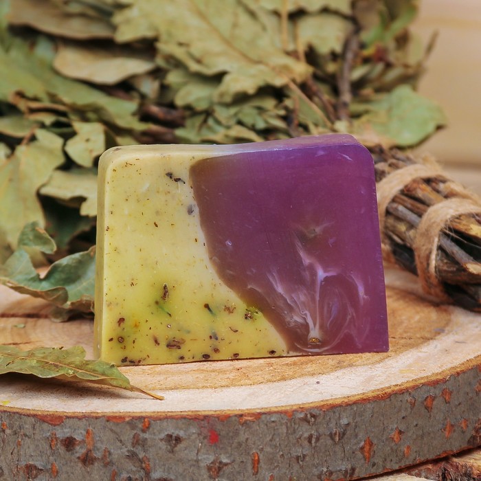 Набор "Лесные сокровища ": 2 мыла для бани ручной работы