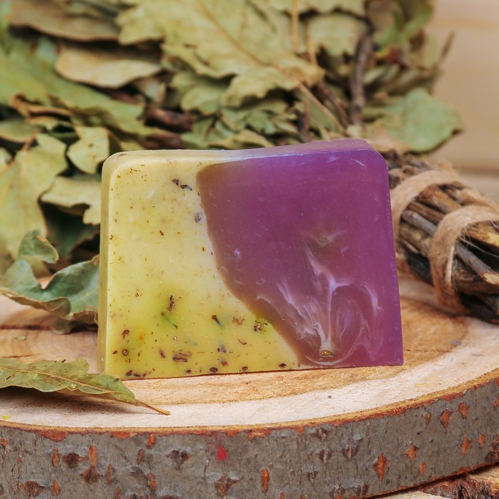 Набор "Полевые травы": 2 мыла для бани ручной работы