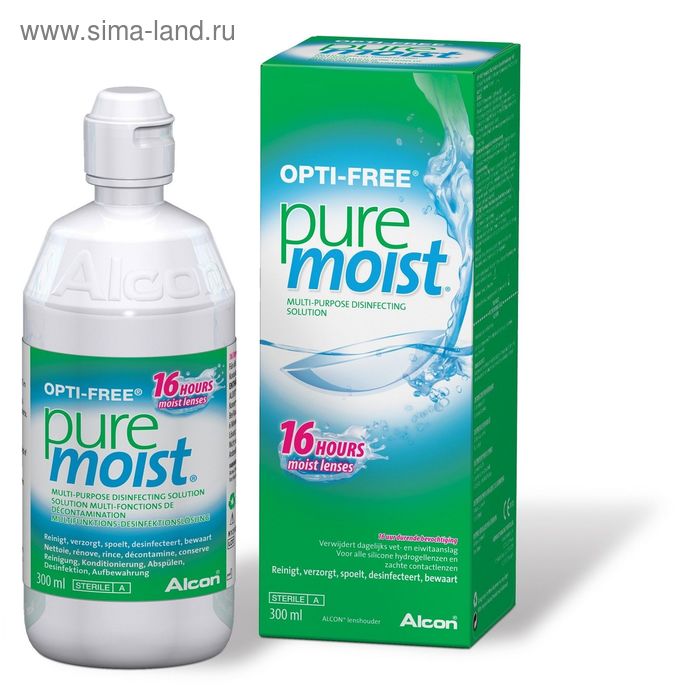 фото Раствор для линз opti-free pure moist, 300 мл alcon