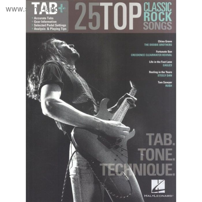 

Tab+: 25 Classic Rock Songs - Tab. Tone. Technique