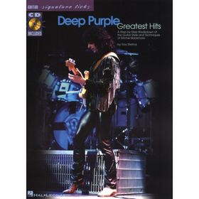

SIGNATURE LICKS DEEP PURPLE GREATEST HITS GTR BOOK/CD