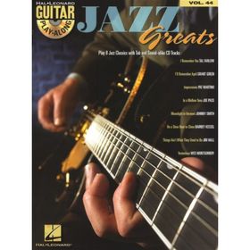 

GUITAR PLAY ALONG VOLUME 44 JAZZ GREATS GUITAR BK/CD