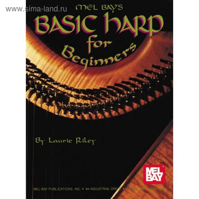 фото Laurie riley: basic harp for beginners book musicsales