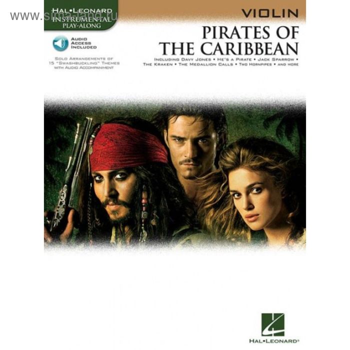 

KLAUS BADELT PIRATES OF THE CARIBBEAN (VIOLIN) VLN BOOK/CD