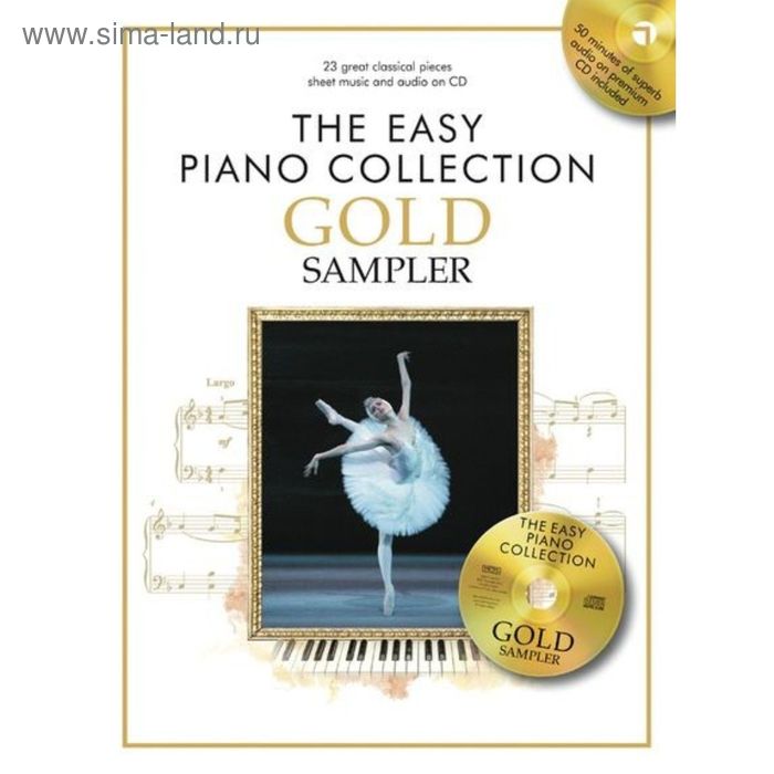 Коллекция фортепиано для начинающих: Лучшее, 64 стр., язык: английский