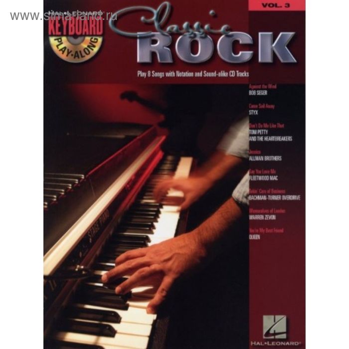 Играй на клавишных один: Классик рок, 64 стр., язык: английский