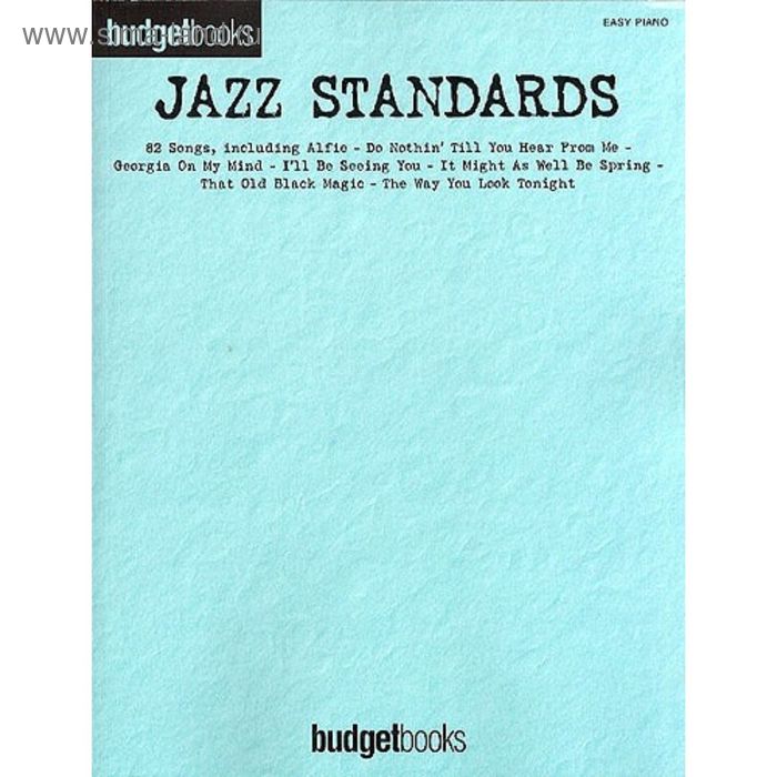 Джазовые стандарты для начинающих, 302 стр., язык: английский
