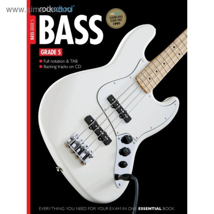 фото Rockschool bass - grade 5 (2012-2018) musicsales