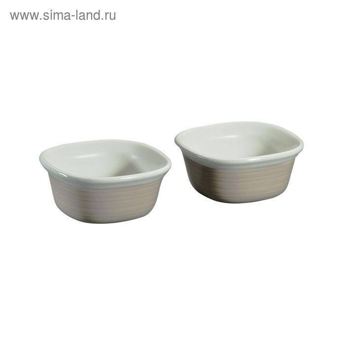 фото Набор квадратных жульенниц, цвет бежевый, 200 мл, 2 шт. corningware