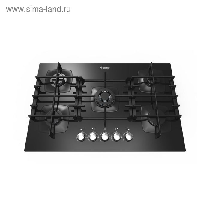 

Варочная поверхность Gefest СН 2340, газовая, 5 конфорок, черный