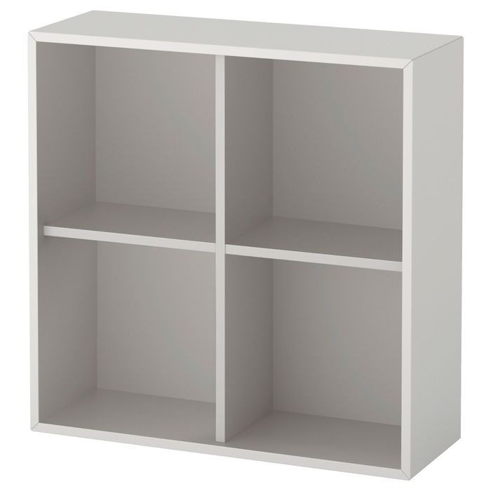 Шкаф с 4 отделениями ЭКЕТ, 70х25х70 см, светло-серый