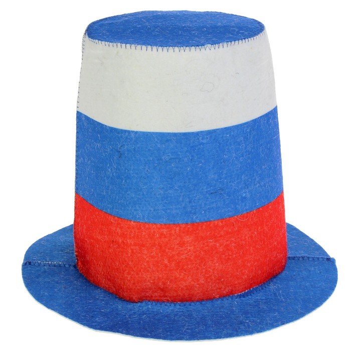 Шапка банная "Шляпа. Триколор", войлок