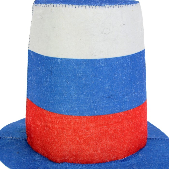 Шапка банная "Шляпа. Триколор", войлок