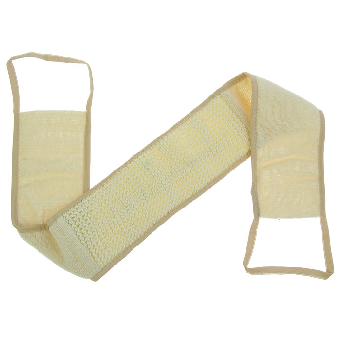 Мочалка банная XXXL "Для великих людей", сизаль, 95х11см